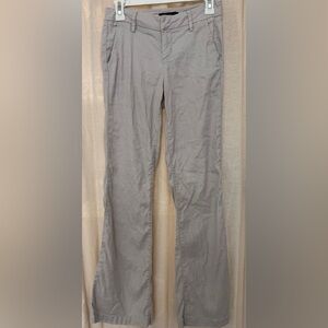 Level 99 (Anthropologie) Light Khaki Low Rise Flare Pants